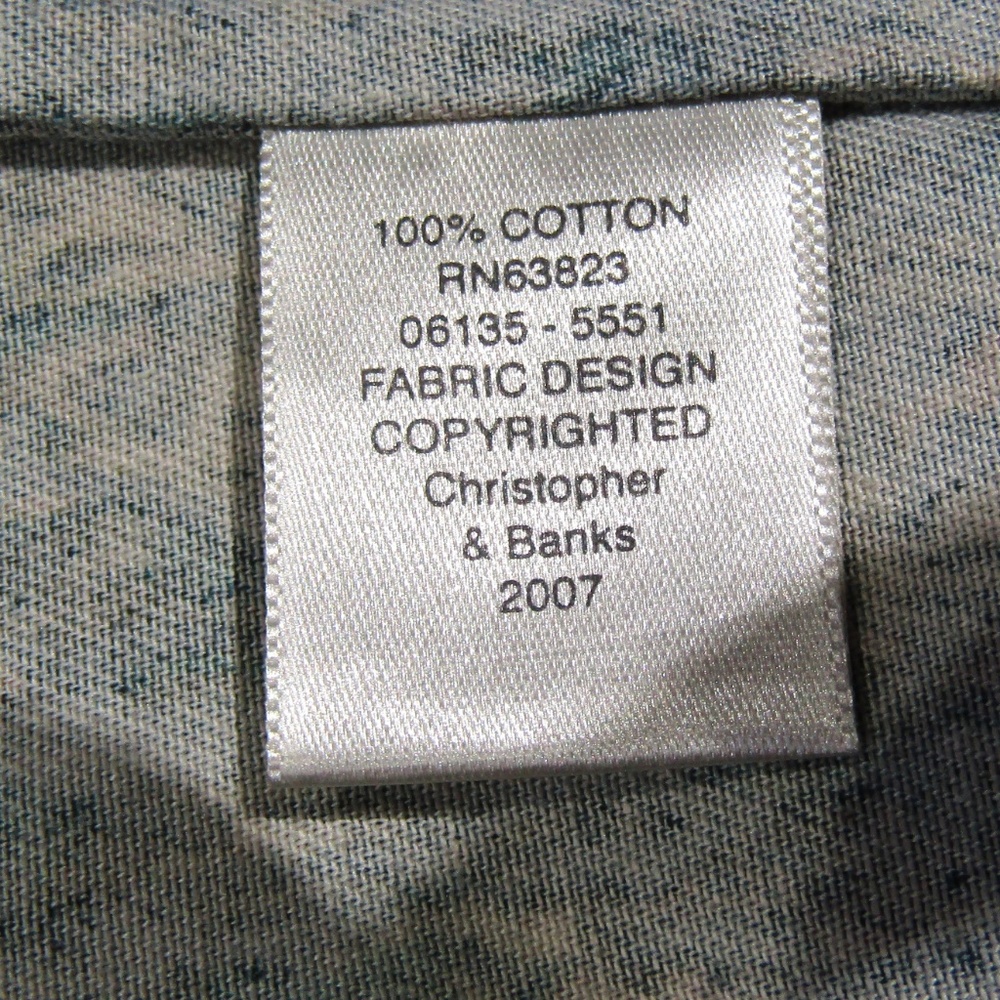 Christopher & Banks Teal Green Brown Jacket Size M - Picture 5 of 5